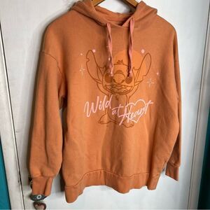 Disney parks pull over hoodie from Lilo & stitch graphic wild at heart